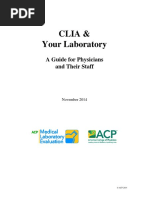 CLIA Regulations Pertaining To Your Lab