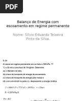 Cap 5 - Balanço de Energia Escoamento