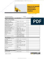 Material Inspeccion Checklist Retroexcavadoras Cargadoras Caterpillar