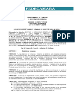 Ley de Federaciòn de Càmaras de Comercio e Industrias de Honduras