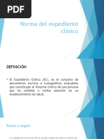 Norma Del Expediente Clínico