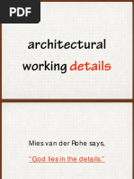 Architectural Working Detail - 1A