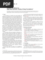 ASTM D4945-08 (High-Strain Dynamic Testing)