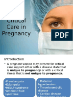 Critical Care in Pregnancy 