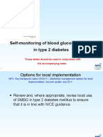 Self Monitoring of Blood Glucose