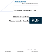 CALB Lithium Ion Battery Manual