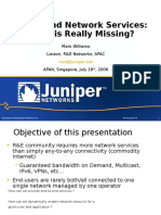 End-to-End Network Services: What Is Really Missing?: Mark Williams Liaison, R&E Networks, APAC