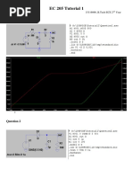 EC 205 Tutorial 1: Utkarsh Gupta 15116066, B.Tech ECE 2 Year