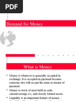 Demand For Money