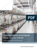 Gas-Insulated Switchgear From 72.5 To 550 KV: Excellent Systems That Create Lasting Value