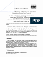 A Dense Vapour Dispersion Code Package For Applications in The Chemical and Process Industry