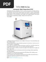 VCTA-TB880 On Line Automatic Optic Inspection (AOI) : Website: Email