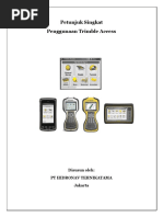 Panduan Pengunaan Trimble Access