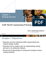 Routing Services: CCNP ROUTE: Implementing IP Routing