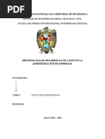 Metodología de Desarrollo de Casos en La Administración de Empresas