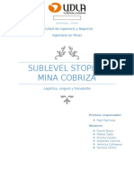 Sublevel Stoping