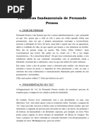 Temáticas Fundamentais de Fernando Pessoa Ortónimo