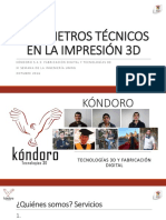 Parámetros Técnicos en La Impresión 3D PDF