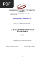 La Globalización y Las Finanzas Internacionales