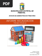 Informe Impuesto Predial Pimentel