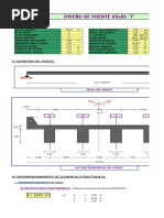 Hoja Excel para El Cálculo y Diseño de Puentes Tipo T