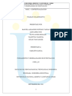 Trabajo Colaborativo Unidad 1 Fundamentos y Generalidades de Investigación.