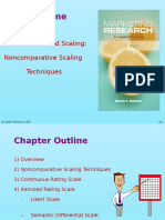 Chapter Nine: Measurement and Scaling: Noncomparative Scaling Techniques