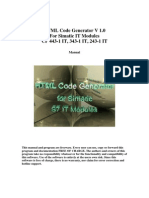 HTML Code Generator V 1.0 For Simatic IT Modules CP 443-1 IT, 343-1 IT, 243-1 IT