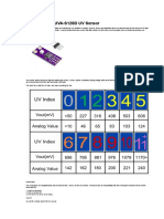 Arduino and GUVA-S12SD UV Sensor