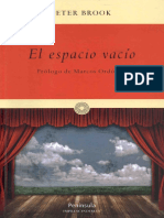  Peter Brook-El Espacio Vacío-Península (2012)