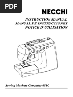 Necchi 681 ENG FR ES PDF