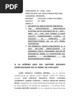 Recurso de Apelación de Habeas Corpus1