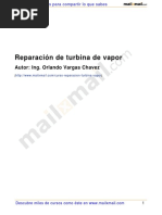 Reparacion Turbina Vapor 11738