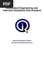 Biomedical Engineering Interview Questions Answers Guide