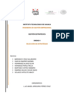 4.4 Adopción de Un Modelo para La Formulación de Estrategias