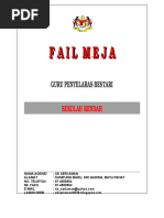 Fail Meja Guru Penyelaras Bestari