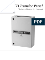 CTI Transfer Panel: Technical Instruction Manual