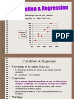 Correlation & Regression