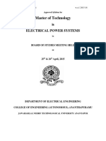 M Tech Electrical Power Systems R15 Syllabus-1