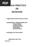 Metodología de Nado Belen Patada