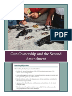 Gun Ownership and The Second Amendment: Learning Objectives