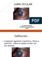 Traumatism o Ocular 1