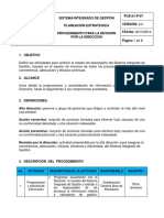 PCE-01-P-07 Procedimiento para La Revision Por La Direccion