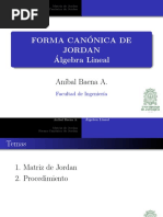 Forma Canónica de Jordan