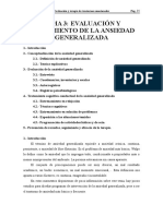 Ansiedad Generalizada - Evaluación y Tratamiento