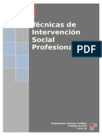 Tecnicas de Intervencion Social - Trabaj