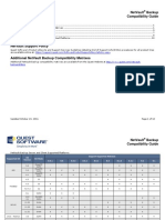 NetVault Backup Compatibility Guide