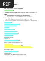 Subject: Software Laboratory Vi Class: Be It Experiment No: 2 Aim: Study of Nosql Database - Cassandra. Cassandra Installation