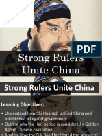 Lesson 5 - Strong Rulers Unite China