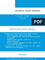 Konsep-Konsep Geodesi Untuk Data Spasial